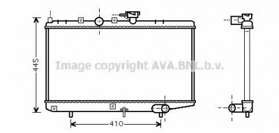 AVA QUALITY COOLING ka2050 -  Радиатор, охлаждение двигателя
